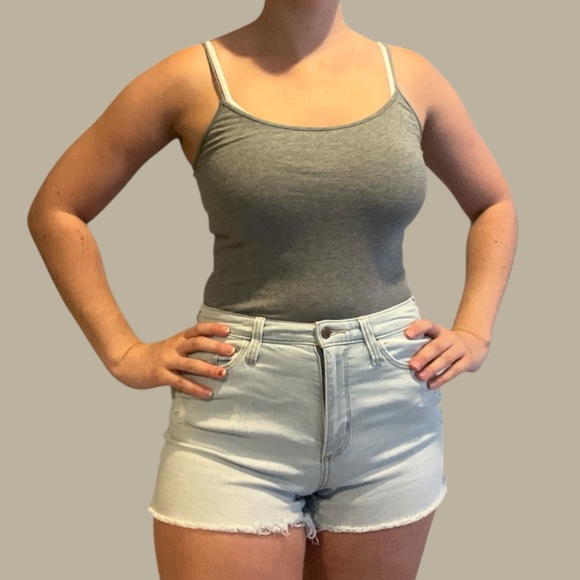 Set of 2 Basics Forever 21 Cami Tanks in Black and Grey | Medium - Picture 2 of 4